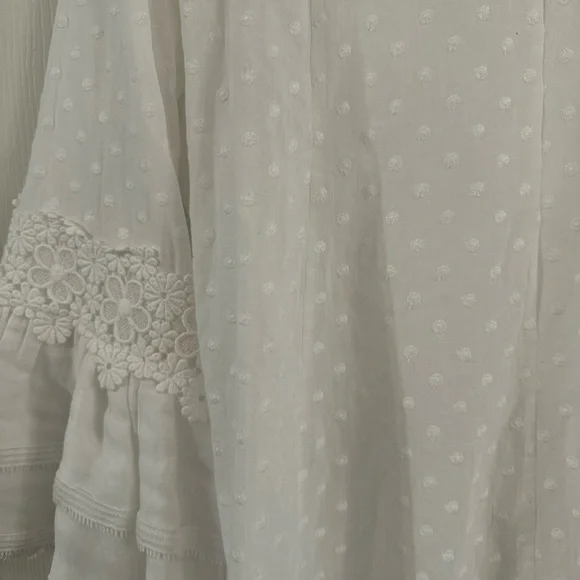 Andrew GN French Designer Swiss Dot Zip Front French Size 38 - Picture 8 of 10